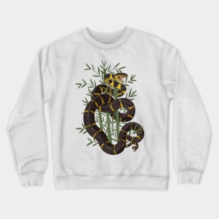 Mangrove Snake with Bamboo Crewneck Sweatshirt